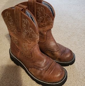 Ariat Fatbaby saddle western boots